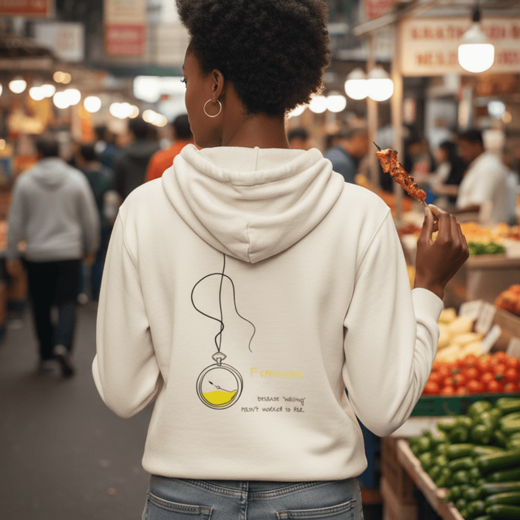 No Shit Shirts - Hoodie (Backprint): Feminism: because “waiting” hasn’t worked so far - Hoodies - basic