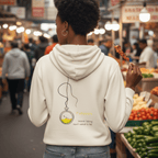 No Shit Shirts - Hoodie (Backprint): Feminism: because “waiting” hasn’t worked so far - Hoodies - basic