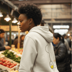 No Shit Shirts - Hoodie (Backprint): Feminism: because “waiting” hasn’t worked so far - Hoodies - basic