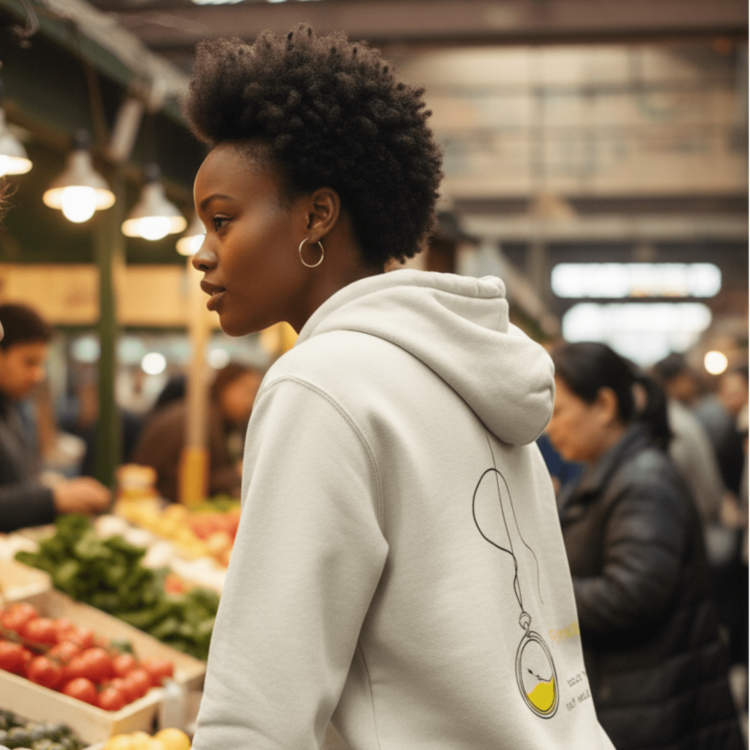 No Shit Shirts - Hoodie (Backprint): Feminism: because “waiting” hasn’t worked so far - Hoodies - basic