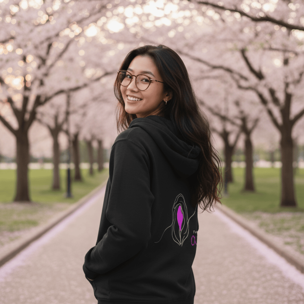 No Shit Shirts - Hoodie (Backprint): Feminist AF - Gender Roles - basic