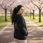 No Shit Shirts - Hoodie (Backprint): Feminist AF - Gender Roles - basic