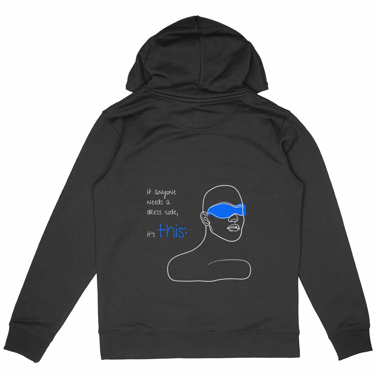 No Shit Shirts - Hoodie (Backprint): If anyone needs a dress code, it’s this: - Hoodies - basic