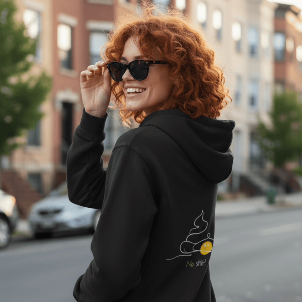 No Shit Shirts - Hoodie (Backprint): No Shit! - Hoodies - basic