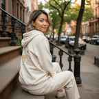 No Shit Shirts - Hoodie (Backprint): Not your honey - Body & Autonomy & Sexism - basic