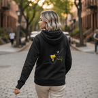 No Shit Shirts - Hoodie (Backprint): Not your honey - Body & Autonomy & Sexism - basic