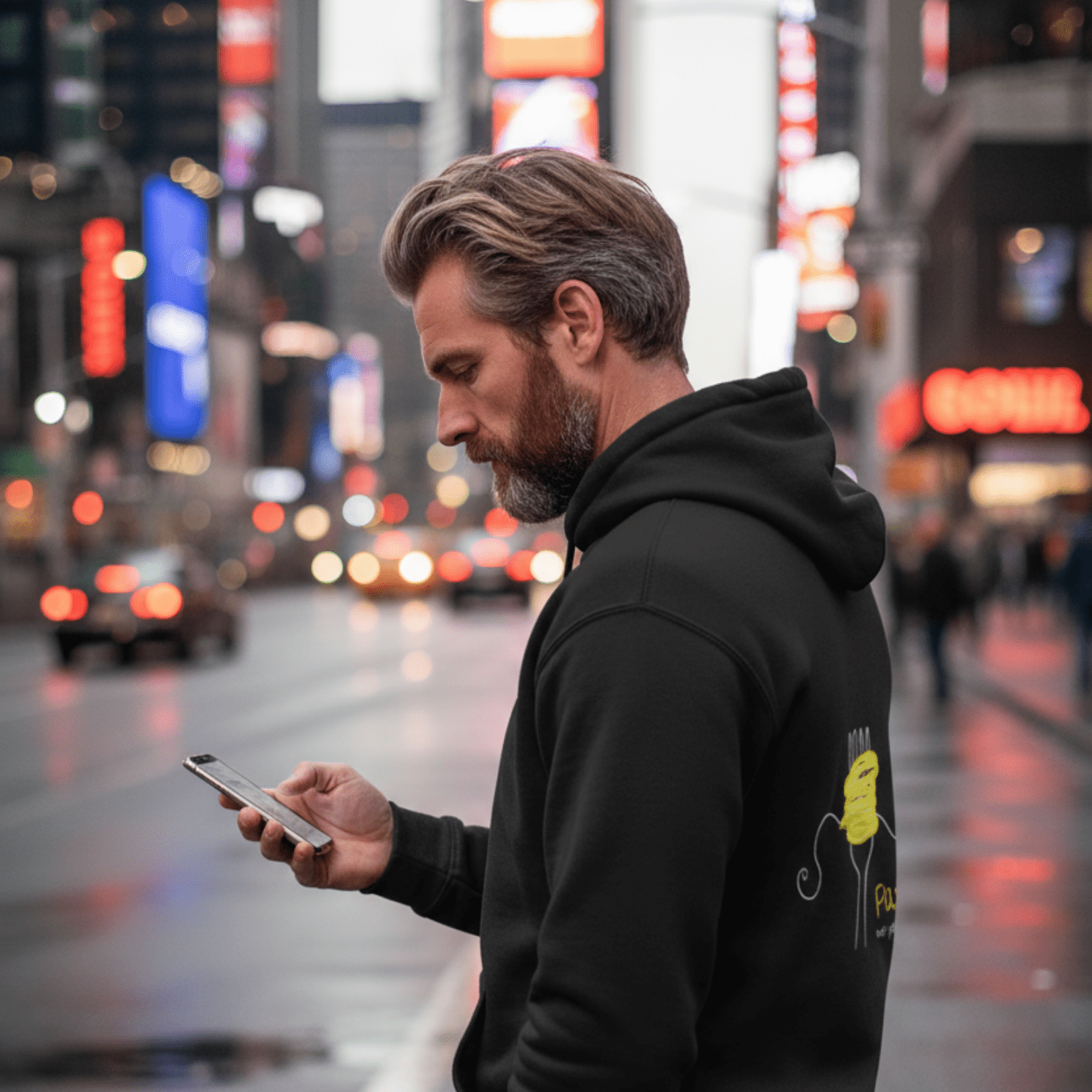 No Shit Shirts - Hoodie (Backprint): Pasta, not patriarchy - Hoodies - basic