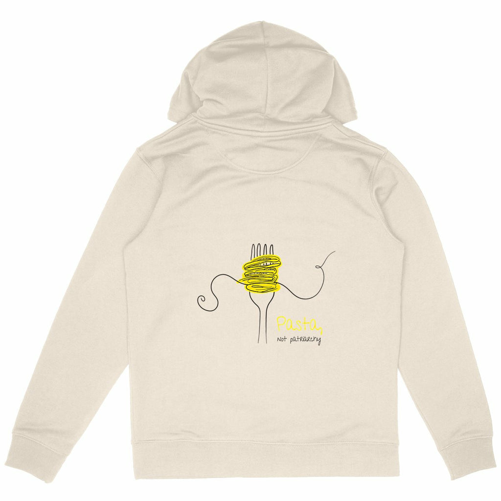 No Shit Shirts - Hoodie (Backprint): Pasta, not patriarchy - Hoodies - basic
