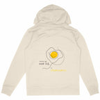 No Shit Shirts - Hoodie (Backprint): Scrambled eggs need skill, not chromosomes. - Gender Roles - basic