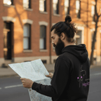 No Shit Shirts - Hoodie (Backprint): We all have nipples! - Body & Autonomy & Sexism - basic