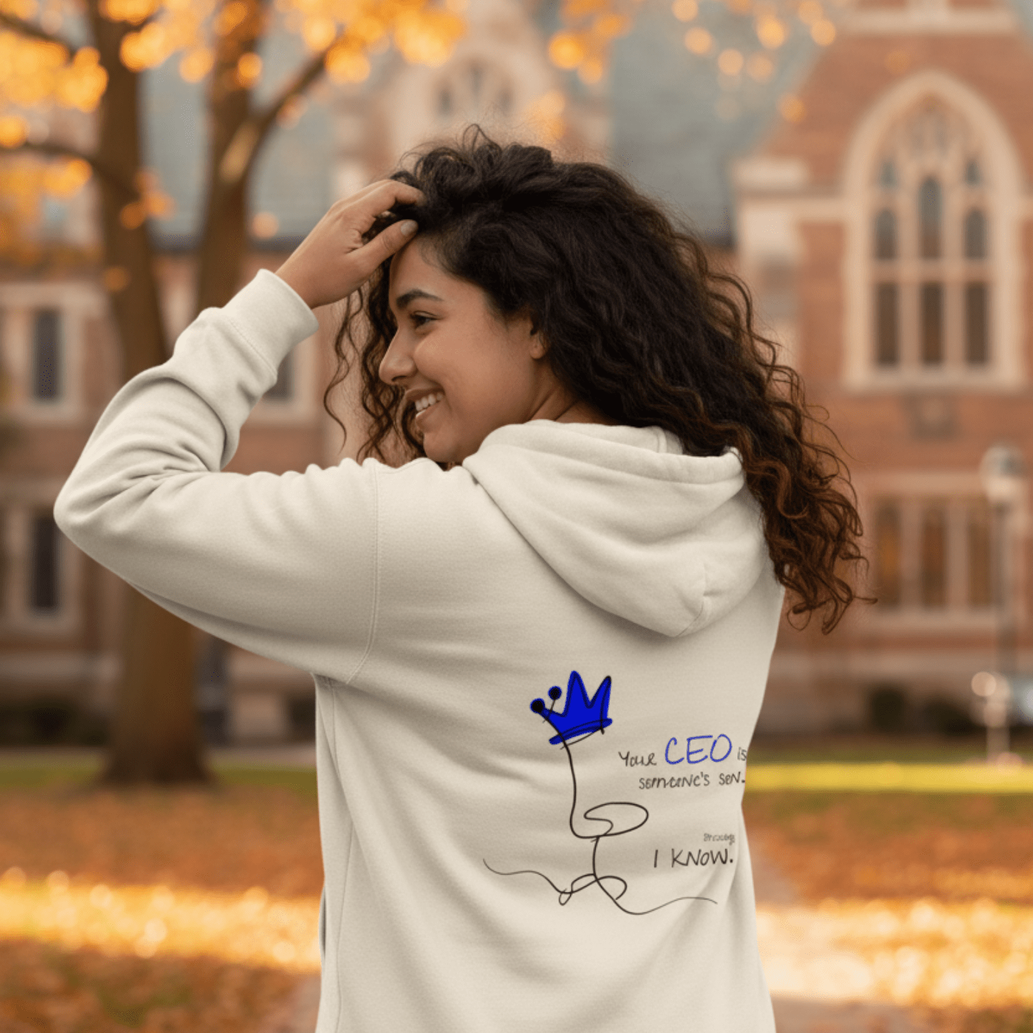 No Shit Shirts - Hoodie (Backprint): Your CEO is someone’s son. Shocking, I know. - Equal Pay - basic