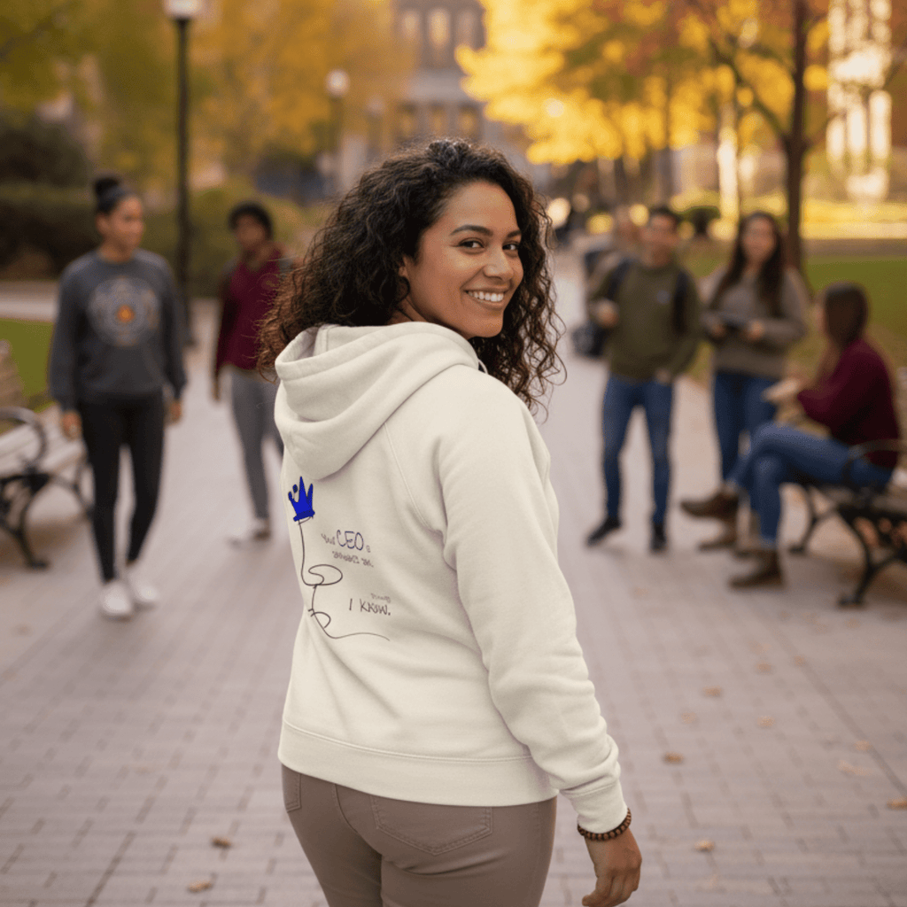 No Shit Shirts - Hoodie (Backprint): Your CEO is someone’s son. Shocking, I know. - Equal Pay - basic