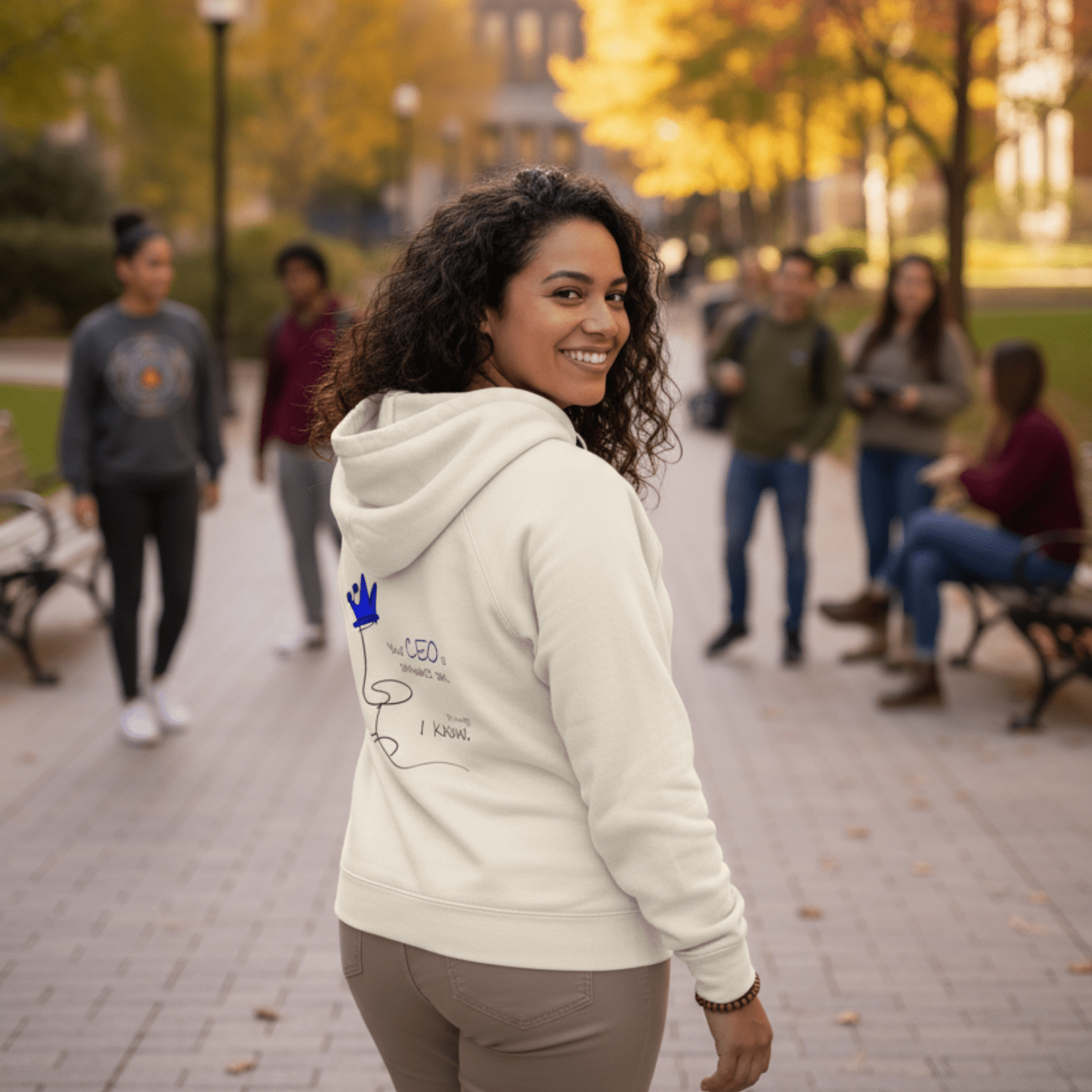 No Shit Shirts - Hoodie (Backprint): Your CEO is someone’s son. Shocking, I know. - Equal Pay - basic