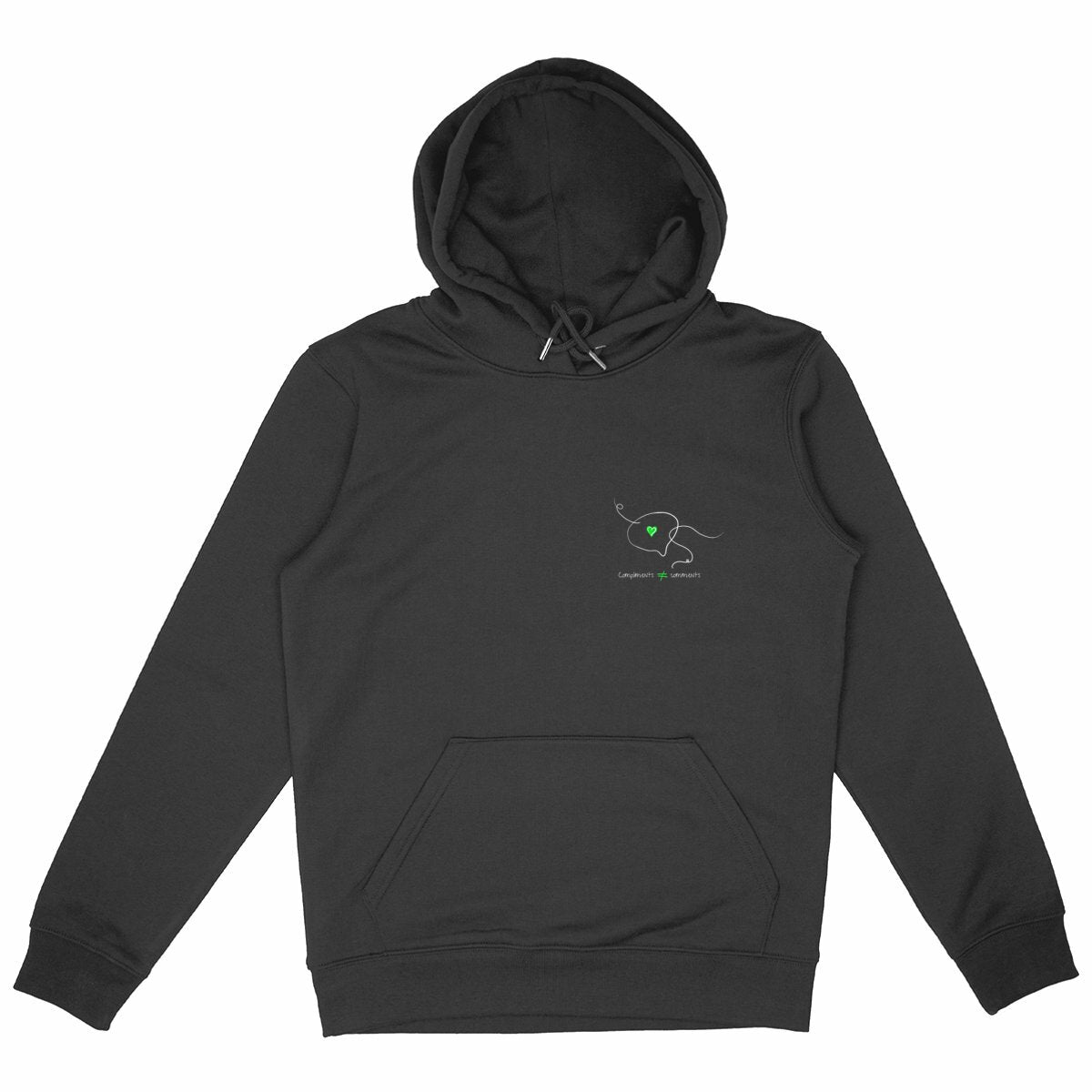 No Shit Shirts - Hoodie: Compliments ≠ comments. - Hoodies - basic