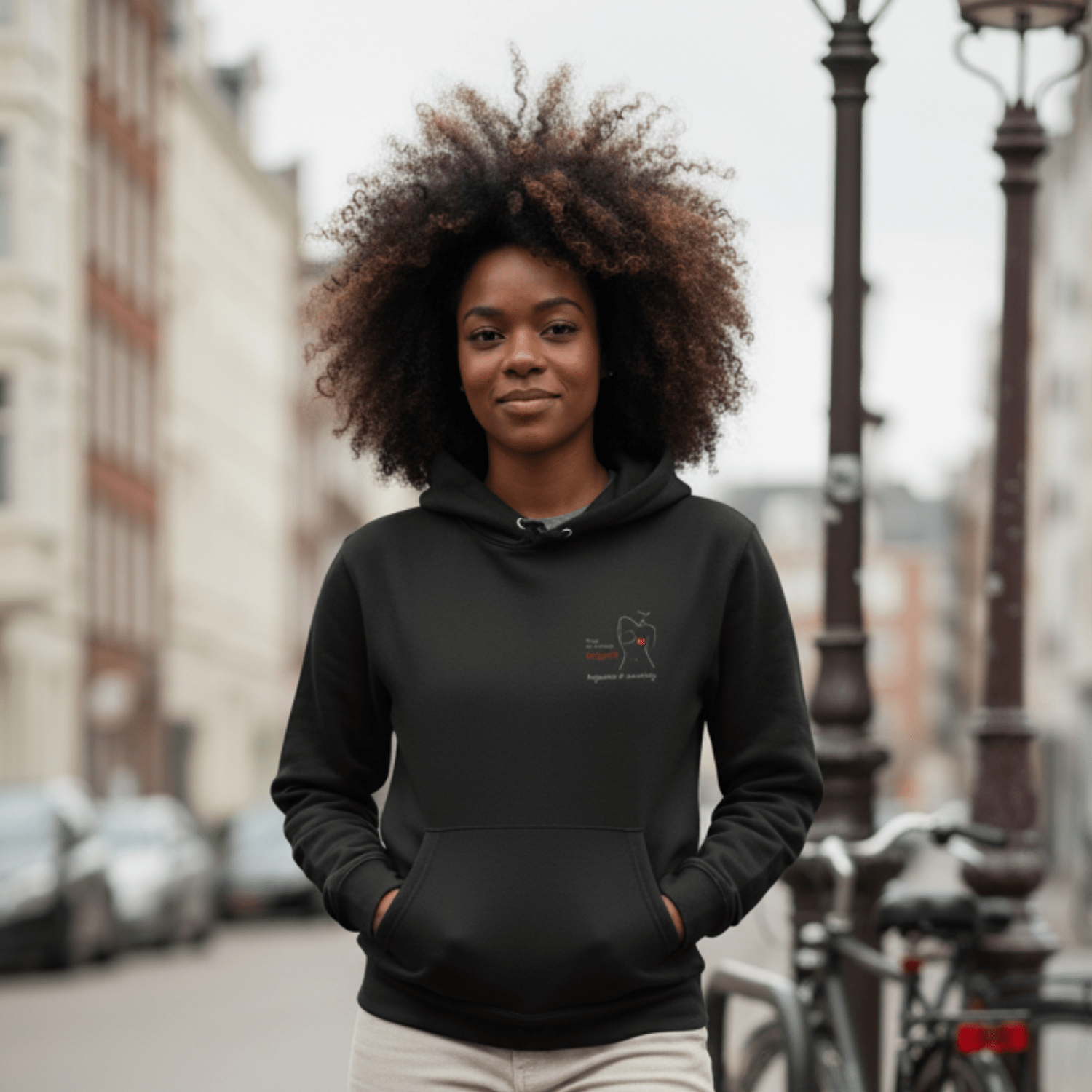 No Shit Shirts - Hoodie: Every chest deserves respect. Regardless of inventory. - Body & Autonomy & Sexism - basic