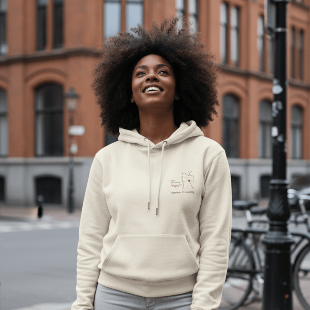 No Shit Shirts - Hoodie: Every chest deserves respect. Regardless of inventory. - Body & Autonomy & Sexism - basic