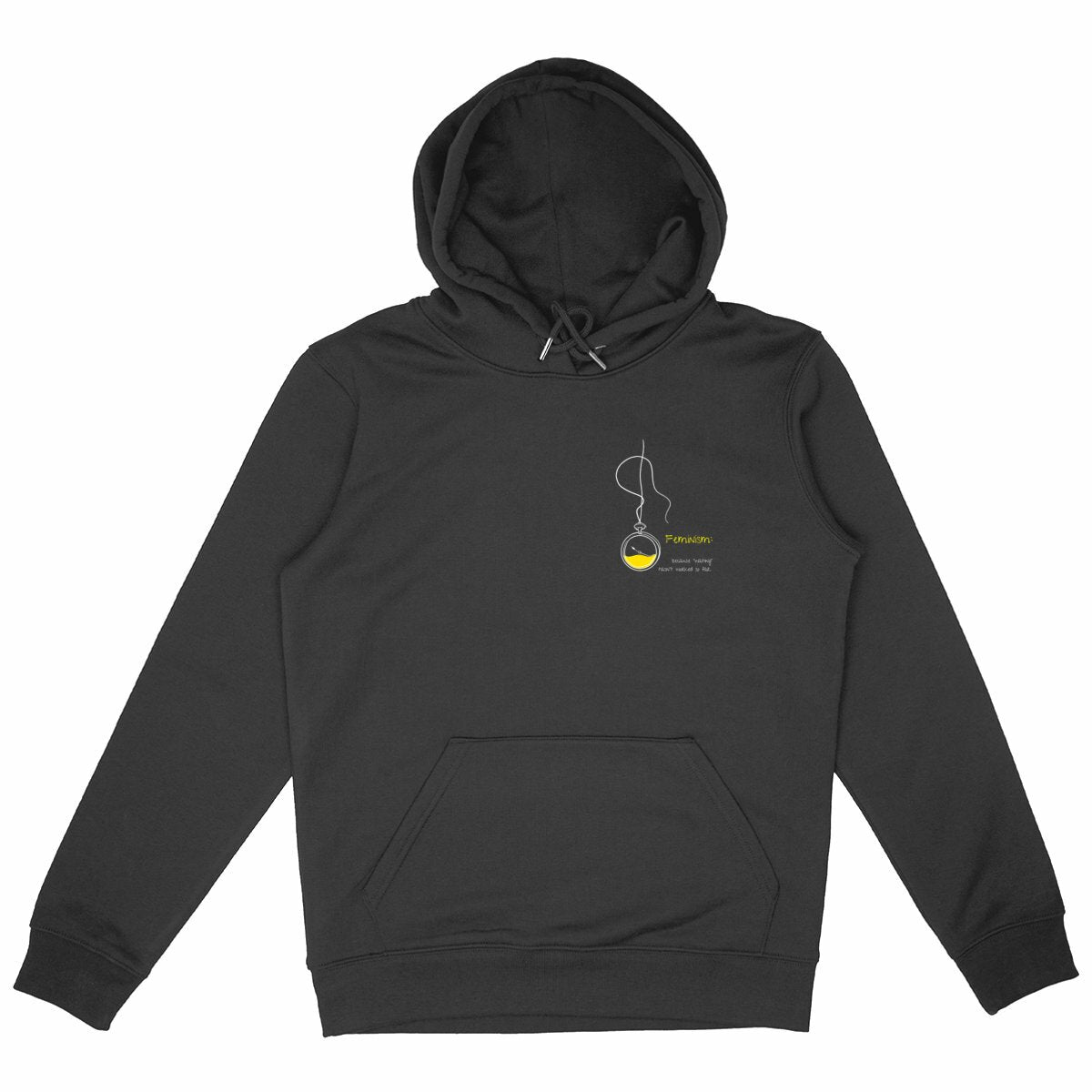 No Shit Shirts - Hoodie: Feminism: because “waiting” hasn’t worked so far - Hoodies - basic