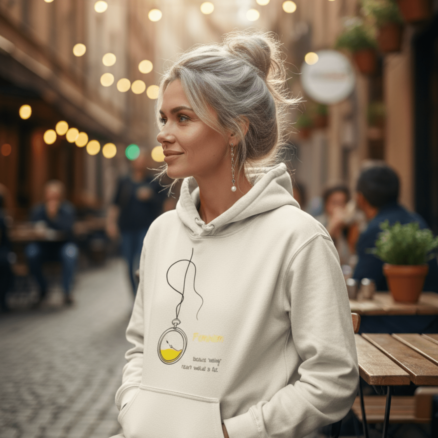 No Shit Shirts - Hoodie (Frontprint Large): Feminism: because “waiting” hasn’t worked so far - Hoodies - basic