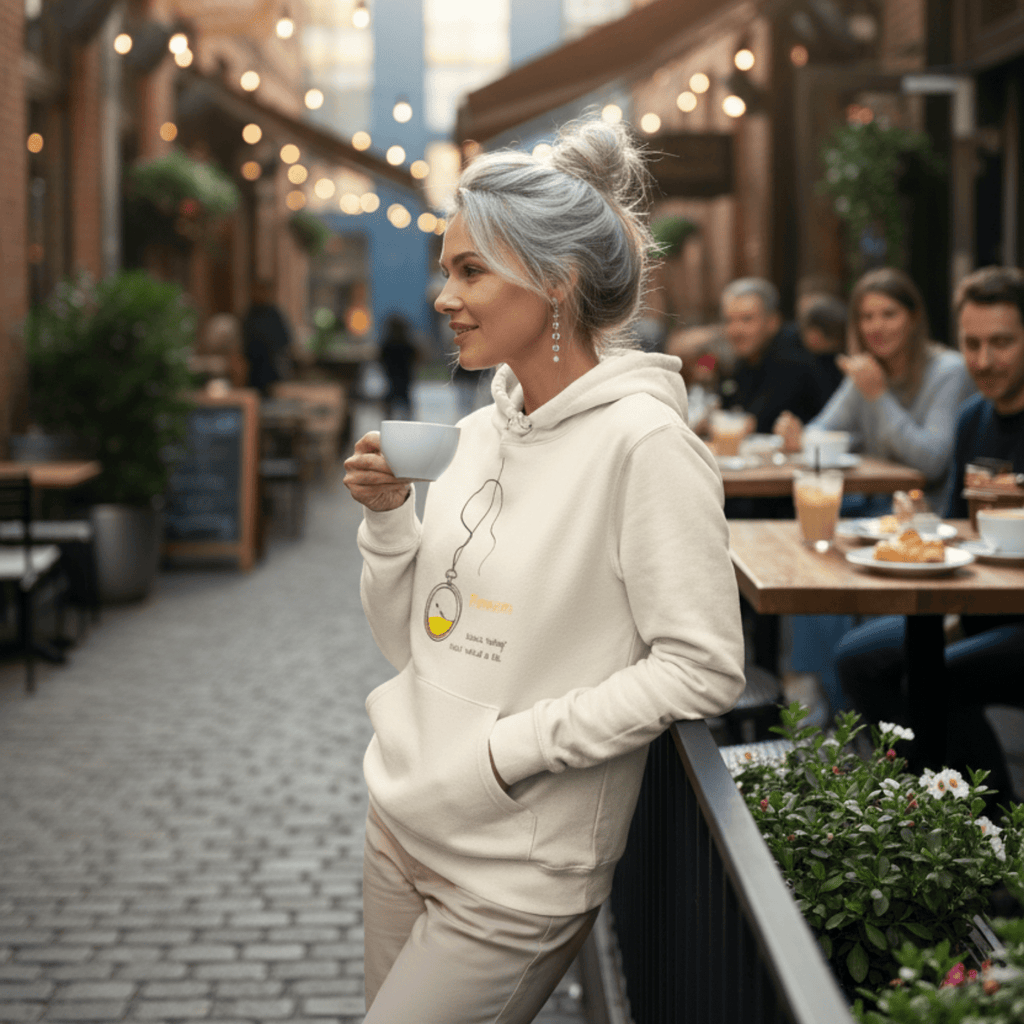 No Shit Shirts - Hoodie (Frontprint Large): Feminism: because “waiting” hasn’t worked so far - Hoodies - basic