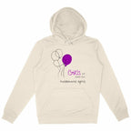 No Shit Shirts - Hoodie (Frontprint Large): Girls just wanna have fun(damental rights) - Hoodies - basic