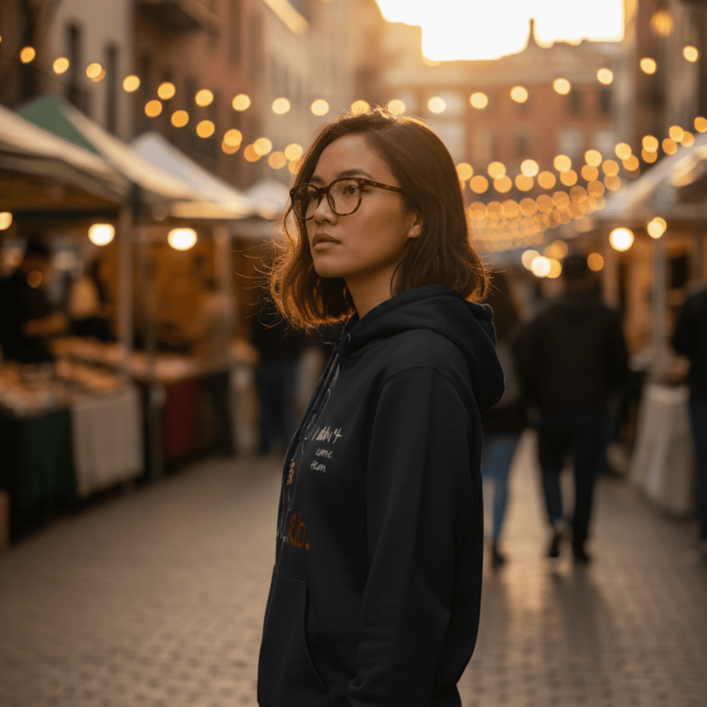 No Shit Shirts - Hoodie (Frontprint Large): I didn’t come from your rib. - Body & Autonomy & Sexism - basic