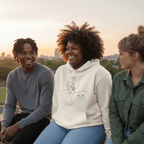 No Shit Shirts - Hoodie (Frontprint Large): IDK. IDC. IDGAF. - Hoodies - basic