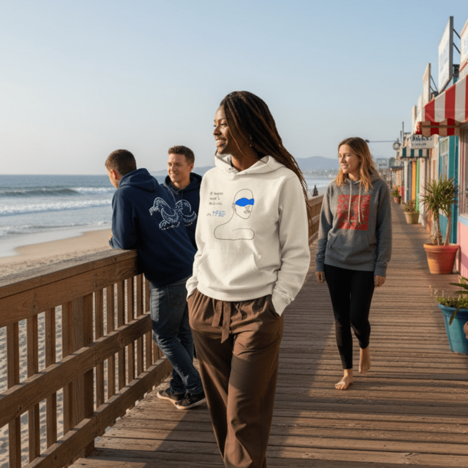 No Shit Shirts - Hoodie (Frontprint Large): If anyone needs a dress code, it’s this: - Hoodies - basic