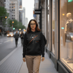 No Shit Shirts - Hoodie (Frontprint Large): I’ll take power over flowers - Hoodies - basic