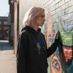 No Shit Shirts - Hoodie (Frontprint Large): Interrupted since birth. - Hoodies - basic