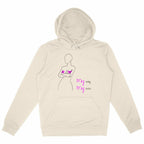 No Shit Shirts - Hoodie (Frontprint Large): My Body, My Rules - Body & Autonomy & Sexism - basic