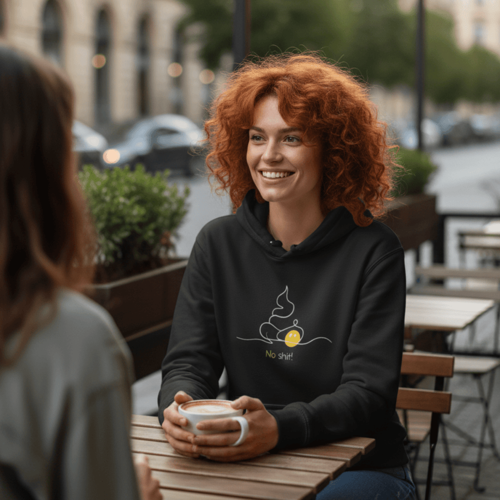 No Shit Shirts - Hoodie (Frontprint Large): No Shit! - Hoodies - basic