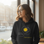 No Shit Shirts - Hoodie (Frontprint Large): Scrambled eggs need skill, not chromosomes. - Gender Roles - basic