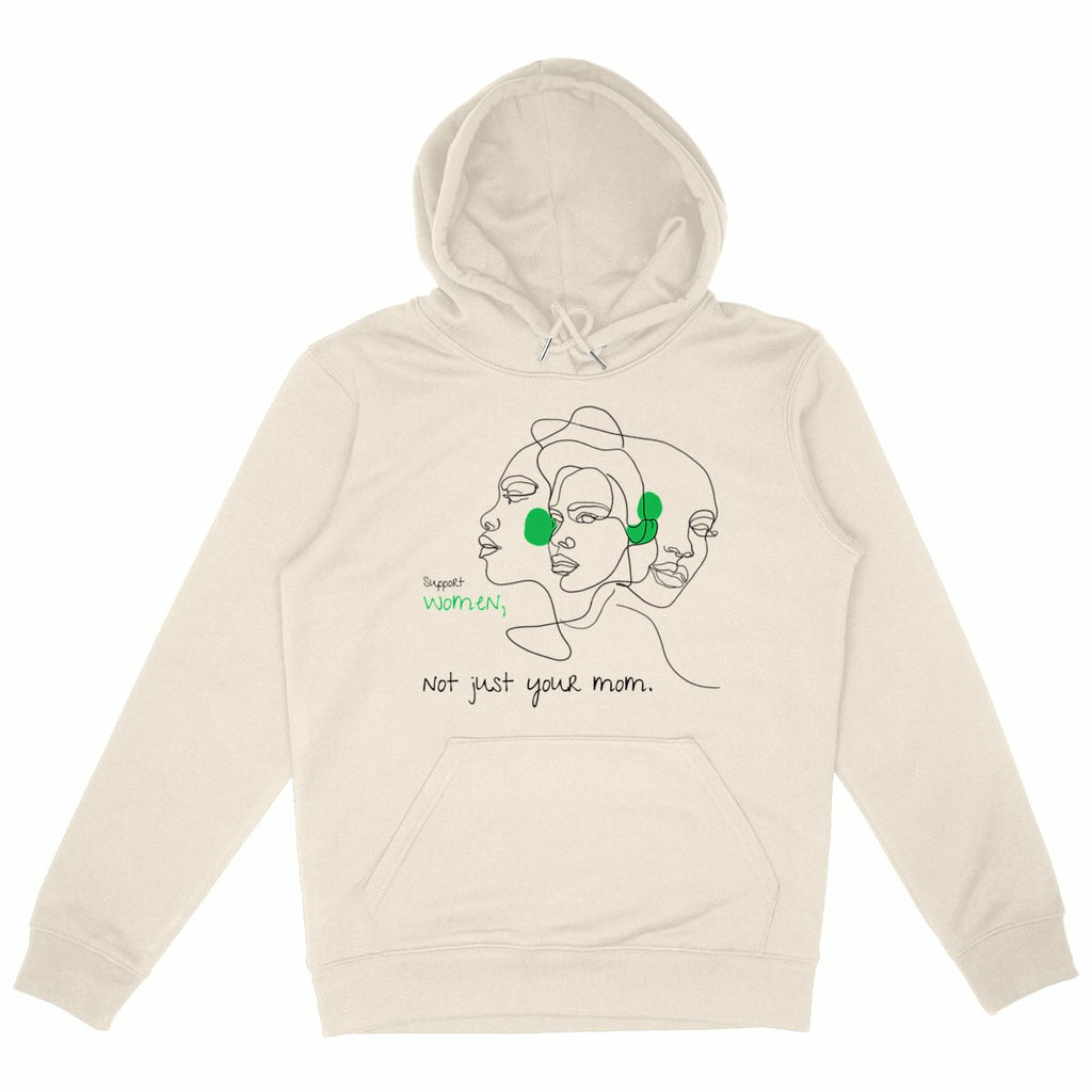 No Shit Shirts - Hoodie (Frontprint Large): Support women. Not just your mom - Hoodies - basic
