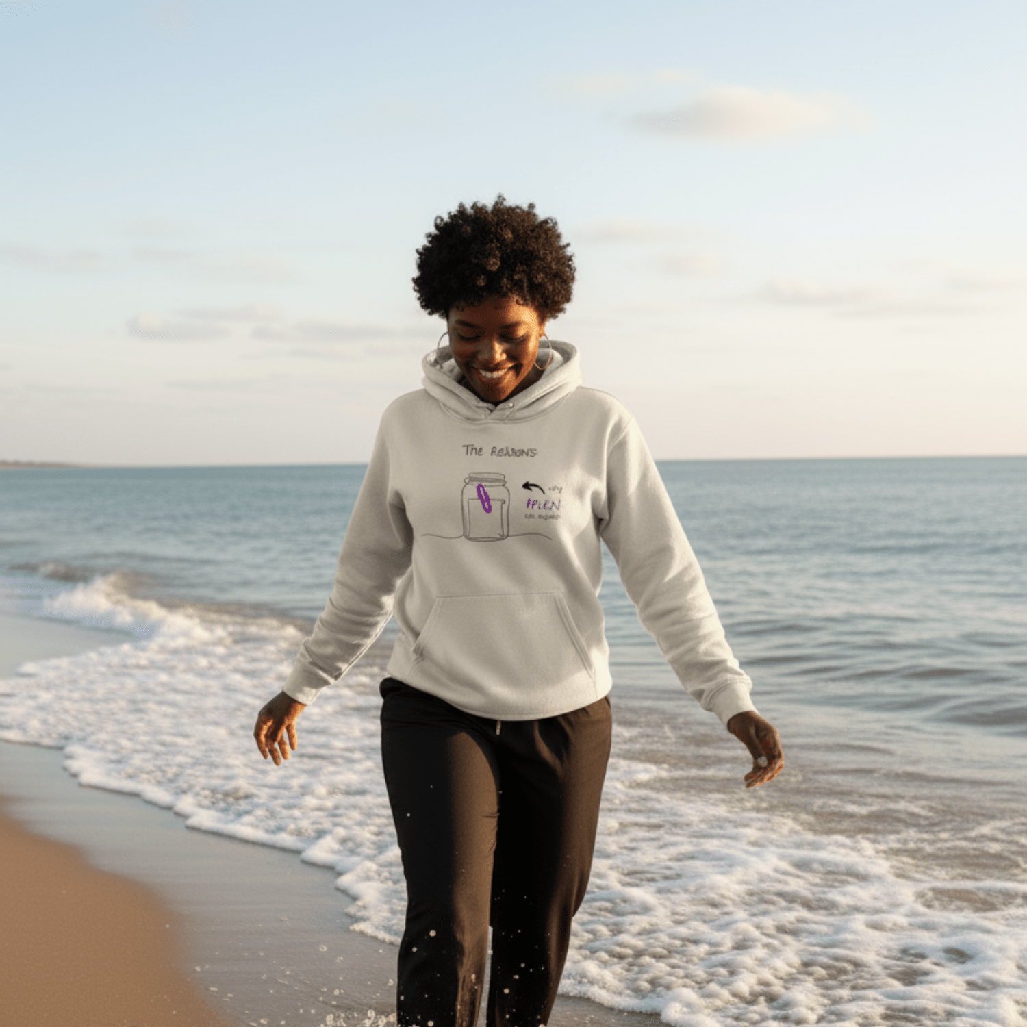 No Shit Shirts - Hoodie (Frontprint Large): The reasons why men are superior: - Gender Roles - basic