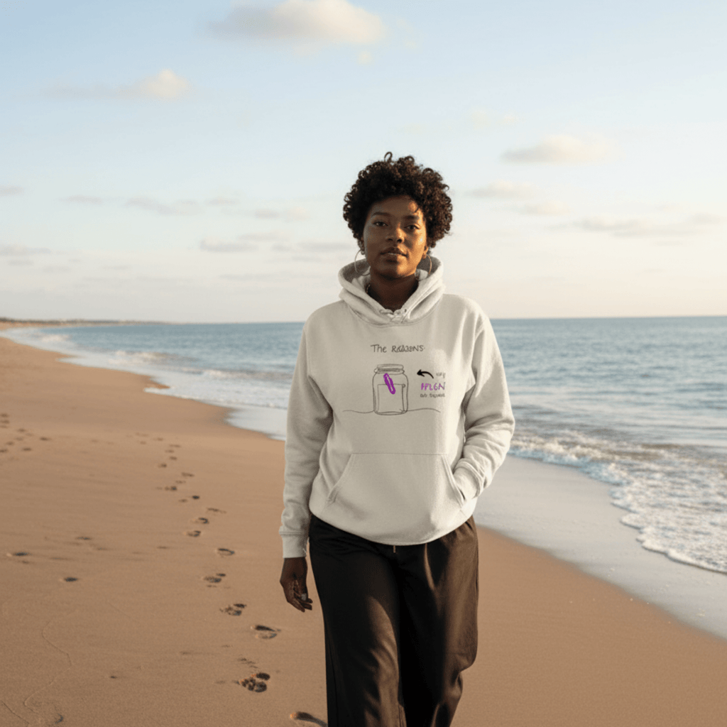 No Shit Shirts - Hoodie (Frontprint Large): The reasons why men are superior: - Gender Roles - basic