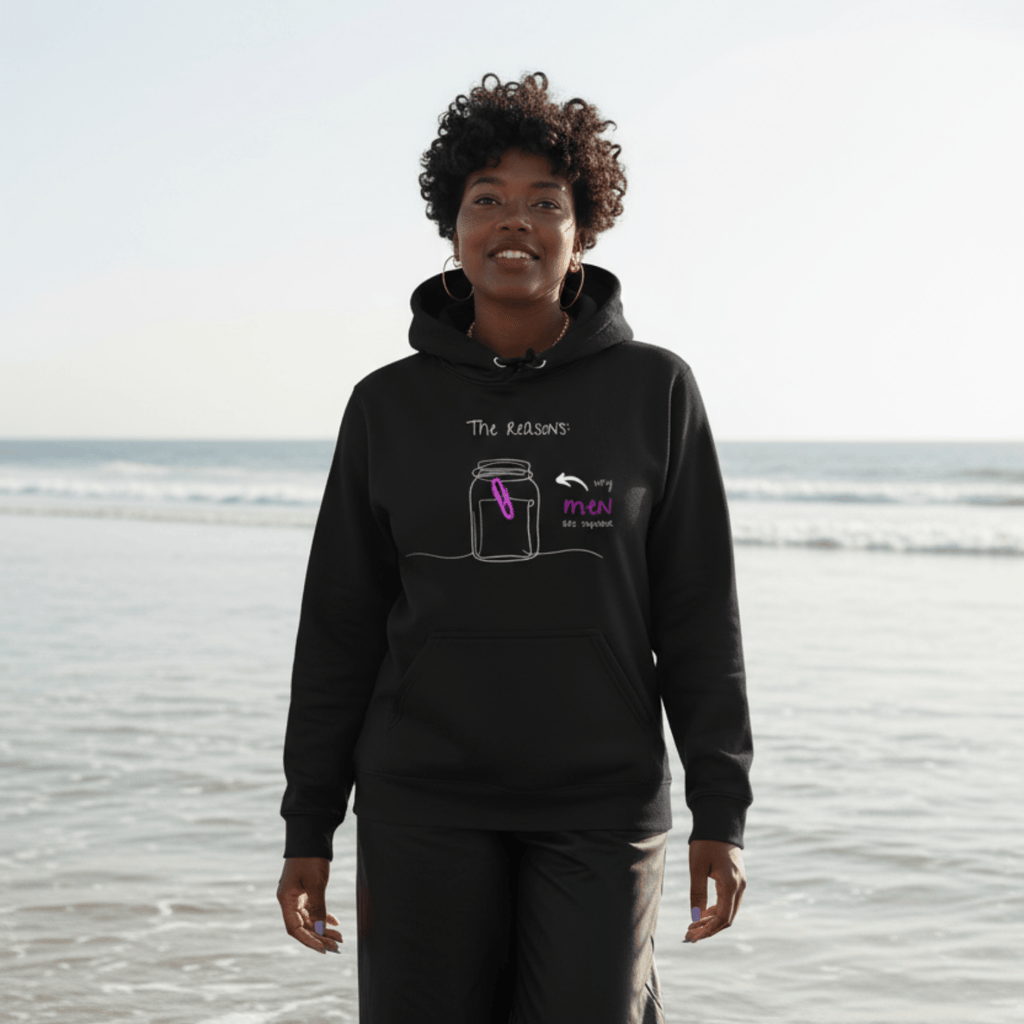 No Shit Shirts - Hoodie (Frontprint Large): The reasons why men are superior: - Gender Roles - basic