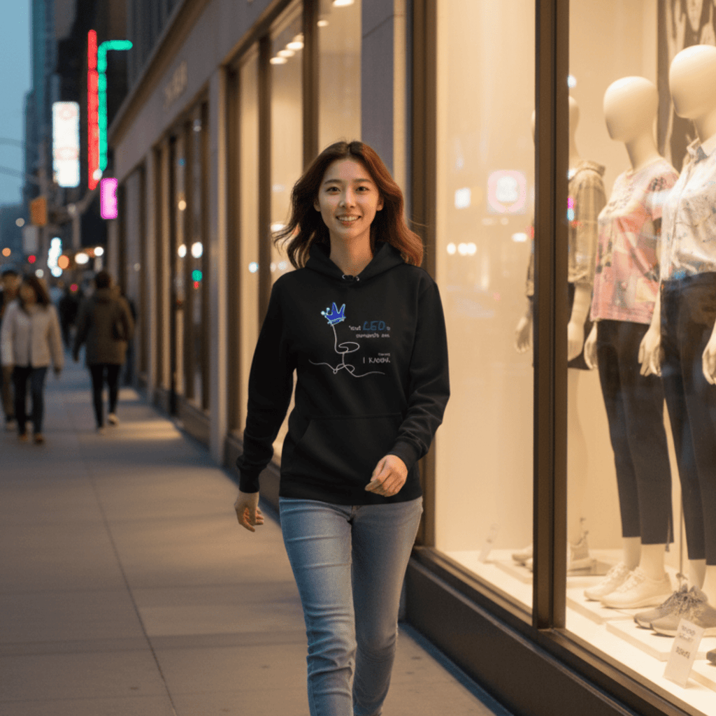 No Shit Shirts - Hoodie (Frontprint Large): Your CEO is someone’s son. Shocking, I know. - Equal Pay - basic