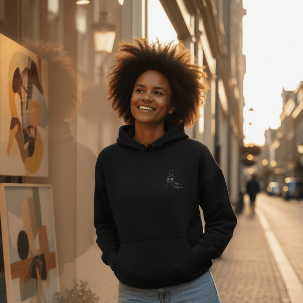 No Shit Shirts - Hoodie: My Body, My Rules - Body & Autonomy & Sexism - basic