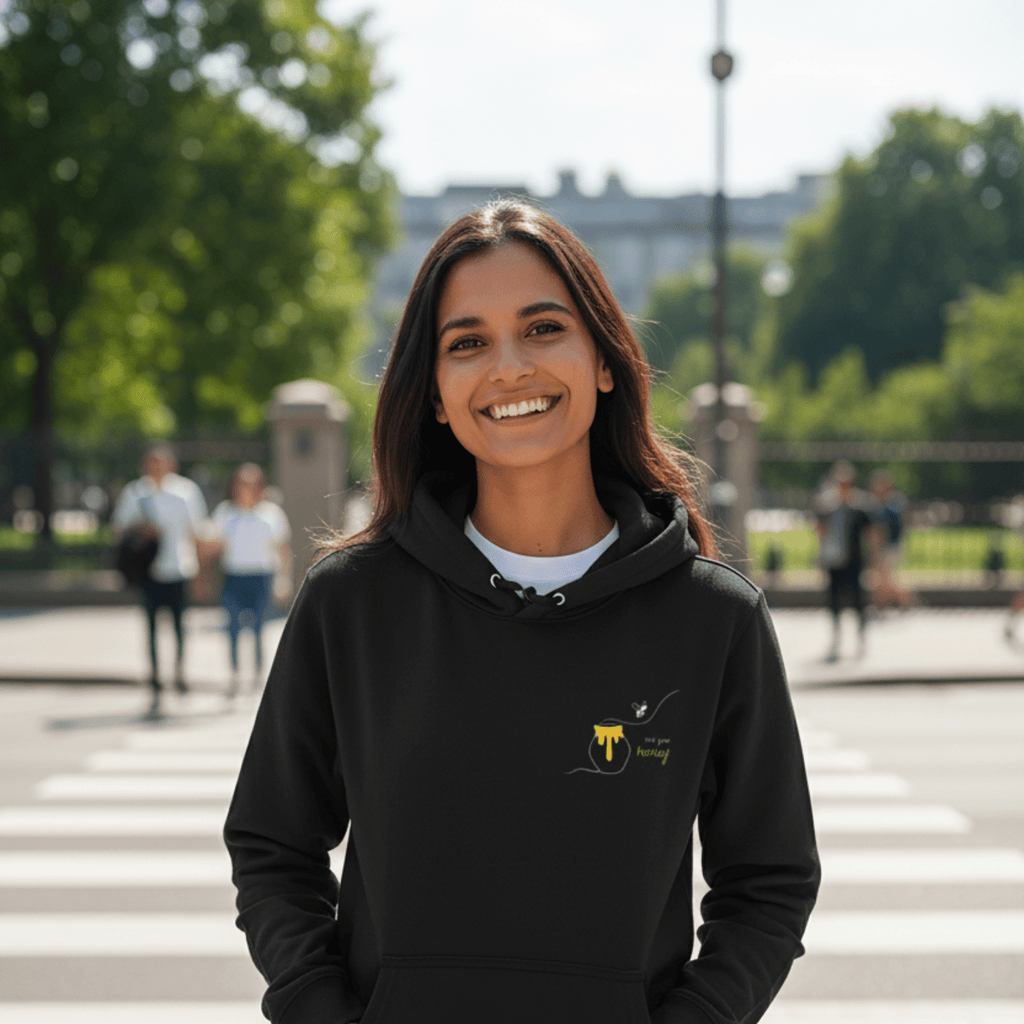 No Shit Shirts - Hoodie: Not your honey - Body & Autonomy & Sexism - basic