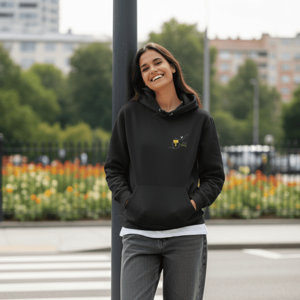 No Shit Shirts - Hoodie: Not your honey - Body & Autonomy & Sexism - basic