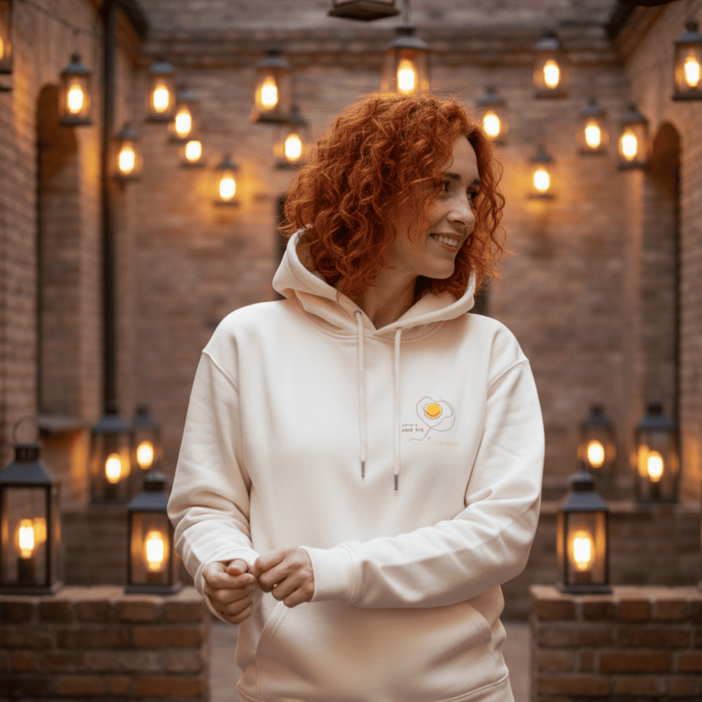 No Shit Shirts - Hoodie: Scrambled eggs need skill, not chromosomes. - Gender Roles - basic