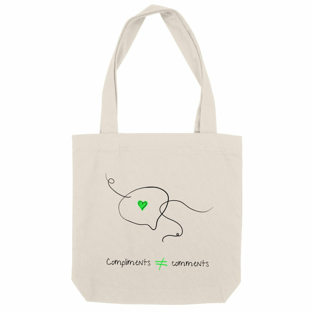 No Shit Shirts - Jutebeutel: Compliments ≠ comments. - Jutebeuel - basic