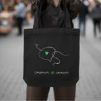 No Shit Shirts - Jutebeutel: Compliments ≠ comments. - Jutebeuel - basic