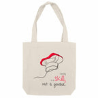 No Shit Shirts - Jutebeutel: Cooking is a skill, not a gender. - Gender Roles - basic