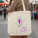 No Shit Shirts - Jutebeutel: Feminist AF - Jutebeuel - basic