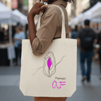 No Shit Shirts - Jutebeutel: Feminist AF - Jutebeuel - basic