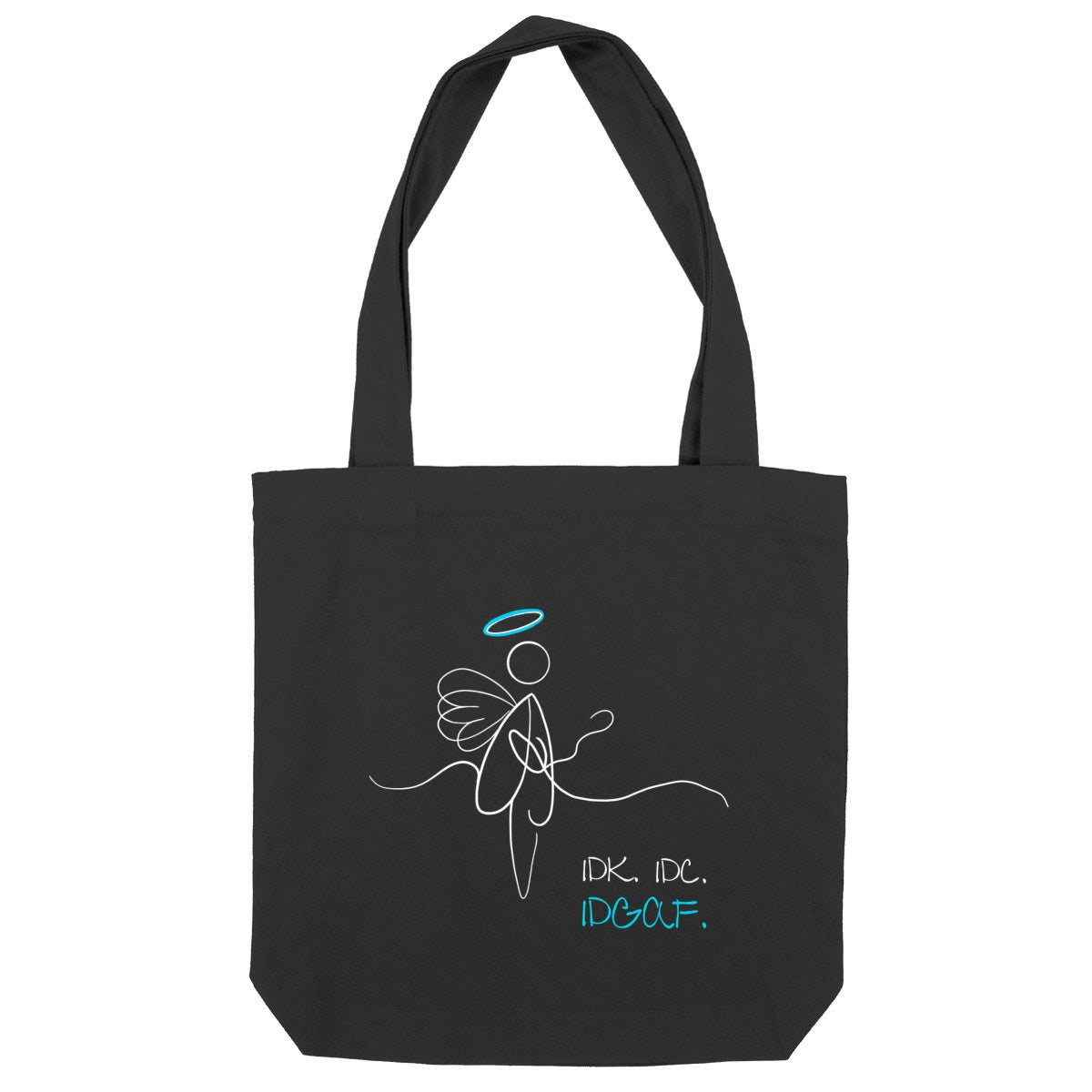No Shit Shirts - Jutebeutel: IDK. IDC. IDGAF. - Jutebeuel - basic