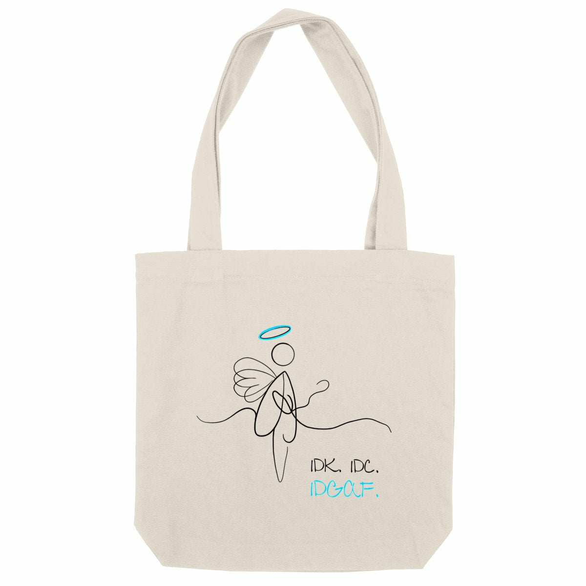 No Shit Shirts - Jutebeutel: IDK. IDC. IDGAF. - Jutebeuel - basic