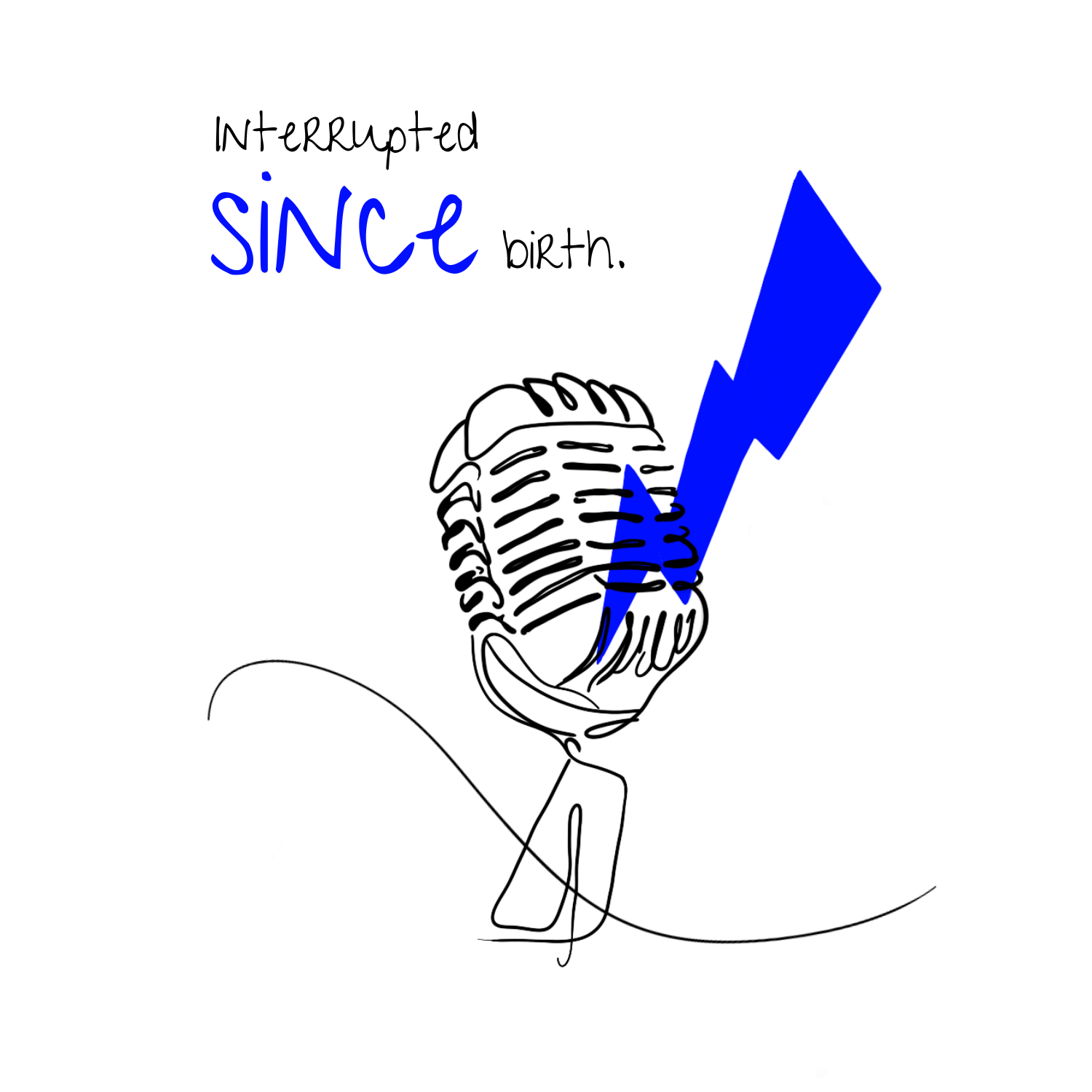 No Shit Shirts - Jutebeutel: Interrupted since birth. - Jutebeuel - basic