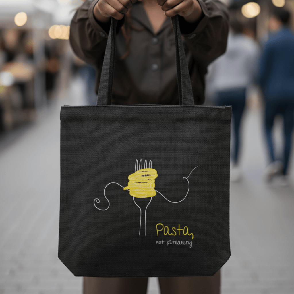 No Shit Shirts - Jutebeutel: Pasta, not patriarchy - Jutebeuel - basic